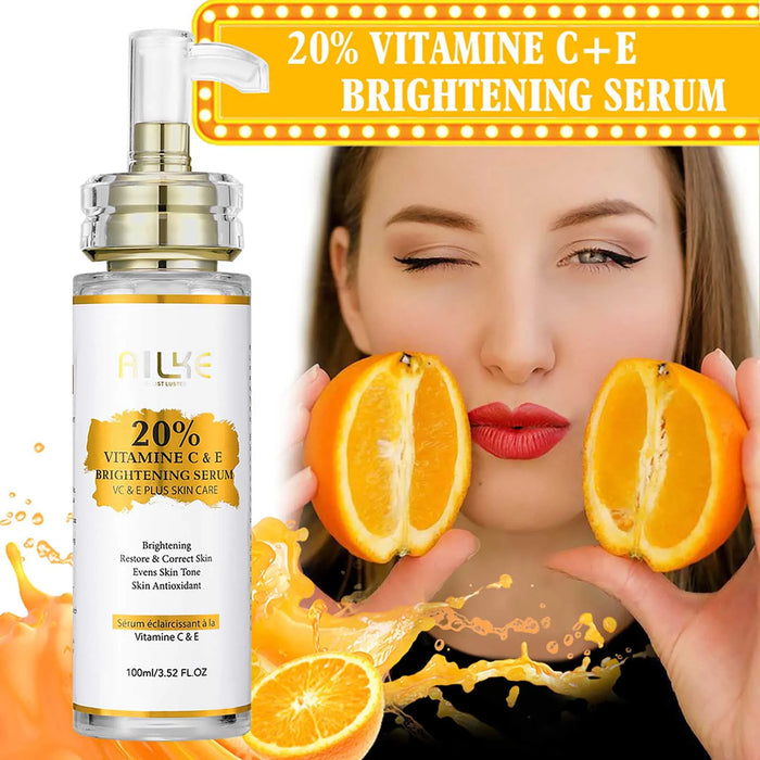 AILKE Vitamin C Skin Care Lightening Body Lotion, Even Skin Tone Cream, Regenerae Serum