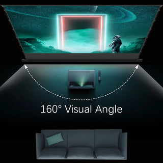 150 Inch 8K HD Electric Projector Screen 16:9 Nano Soft Floor Rising Projector Screen