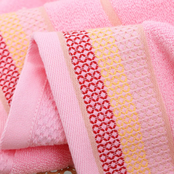 Cotton Towel Set Postage Hotel Beach Bathroom Thickened Men's And Women's Bath Towels Children's Soft Bath Towels Set Of Three