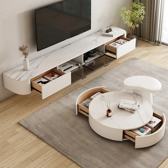 Center Makeup Coffee Tables Coffee Tables Modern Design Nordic Round Coffee Table Books Mesa De Centro De Sala Home Furniture