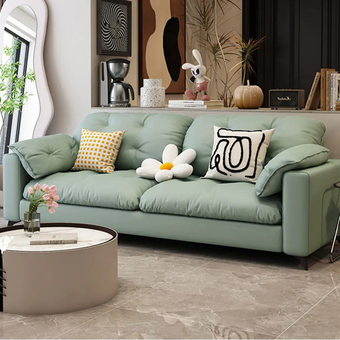 simple luxury soft sofa chairs fancy cheap modern floor lazy sofa puffs designer divano soggiorno di lusso living room furniture