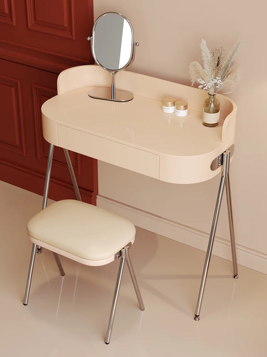 Modern Minimalist Bedroom Makeup Table Light Luxury Dressing Table Bay Window Classic Dresser