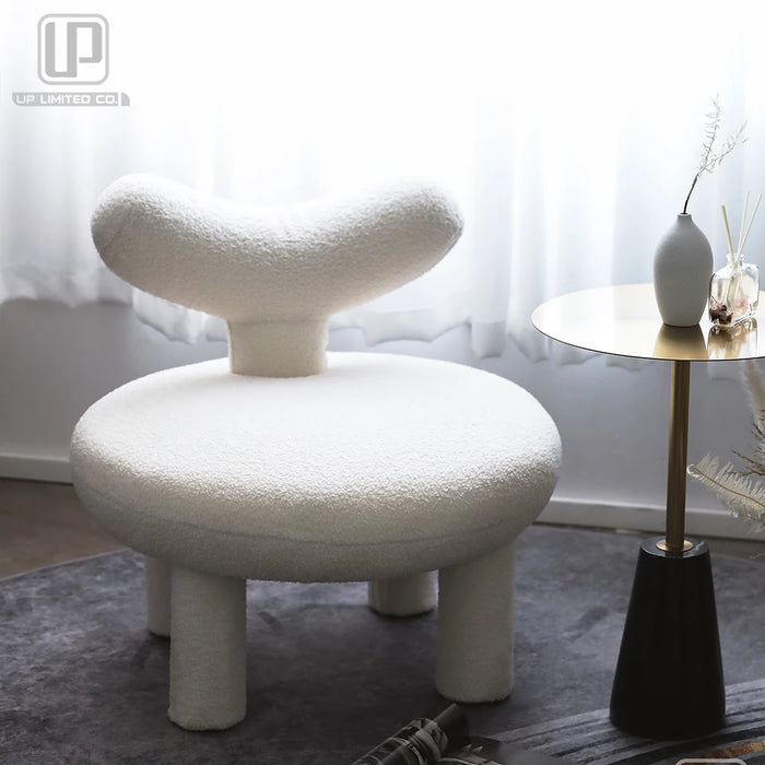 Velvet Fabric One Seater Sofa Chair Set for Home Furniture Top Hot Sale Single Sofa White Living Room Furniture Modern