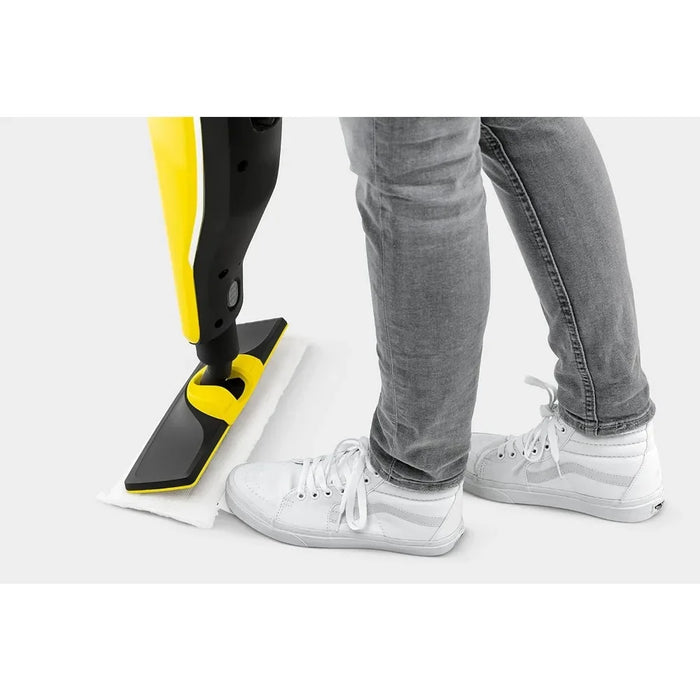 EasyFix Steam Cleaner Steam Mop - Upright - For Hard Floors and Carpet - Rapid 30 Second Heat-Up, Multi-Functional Cleaner