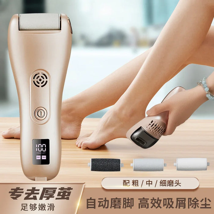 Electric Foot File for Heels Grinding Pedicure Professional Foot Care Tool Dead Hard Skin Callus Vacuuming and Pedicure Machine
