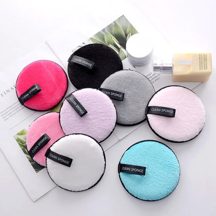 Makeup Remover Pads Reusable Cotton Pads Makeup Eraser Microfiber Facial Towel Face Cleaner Cleaning Wipes Makeup Remover Towel