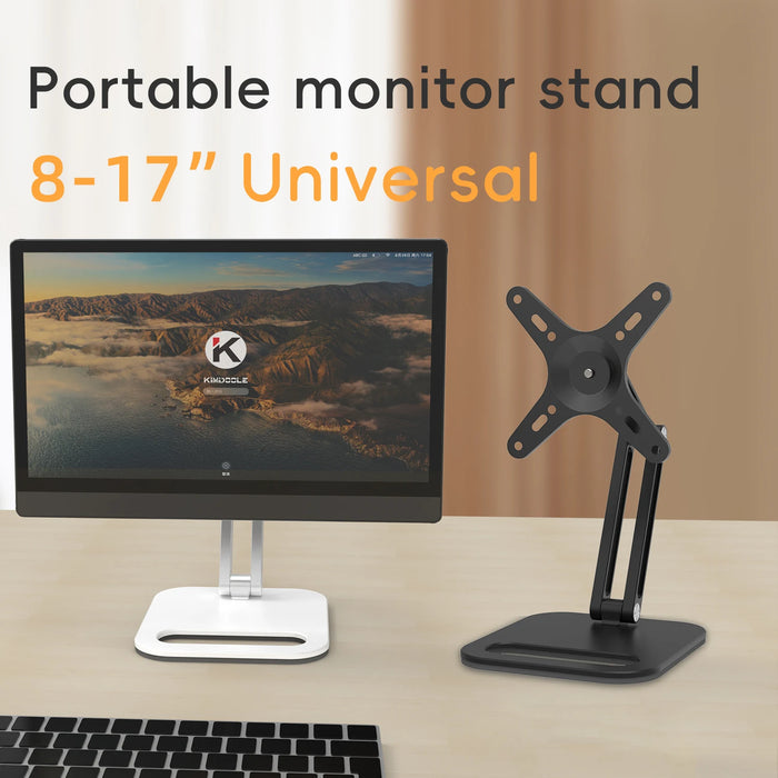 Artpowers Portable Monitor Stands VESA  Monitor Mount fits 13'' to 18'' Portable Screen Tablet Pad with Height Adjustable