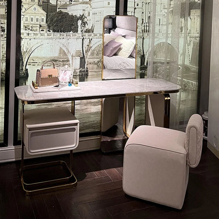 Light luxury dressing table new dressing table bedroom simple postmodern luxury high-end dressing table storage cabinet