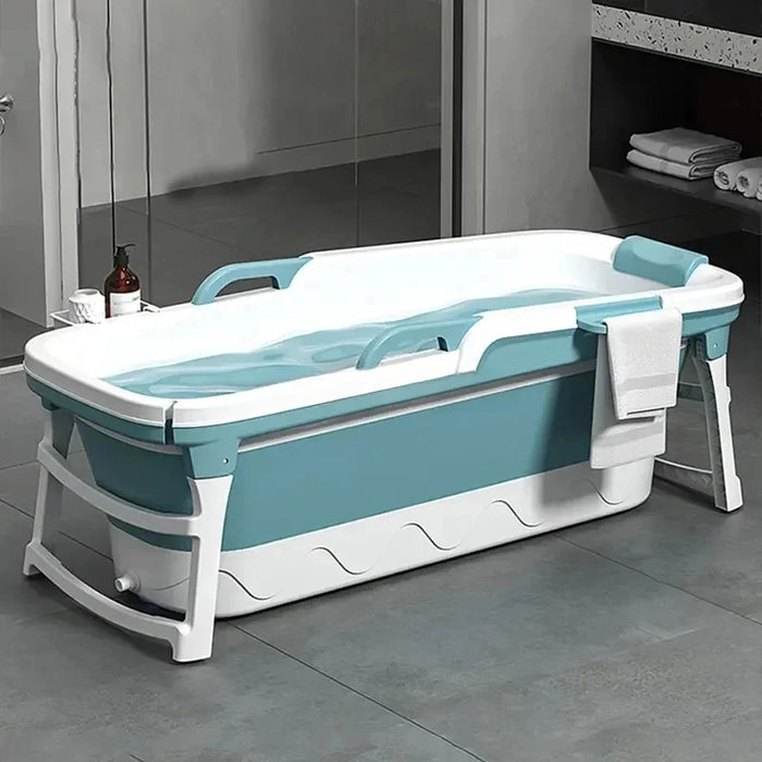 Simple Portable Bathtubs Adult Folding bathtub Household Foaming hot Tub Adult Bathing Tub Full Body Sweat Steam Bathing Basin