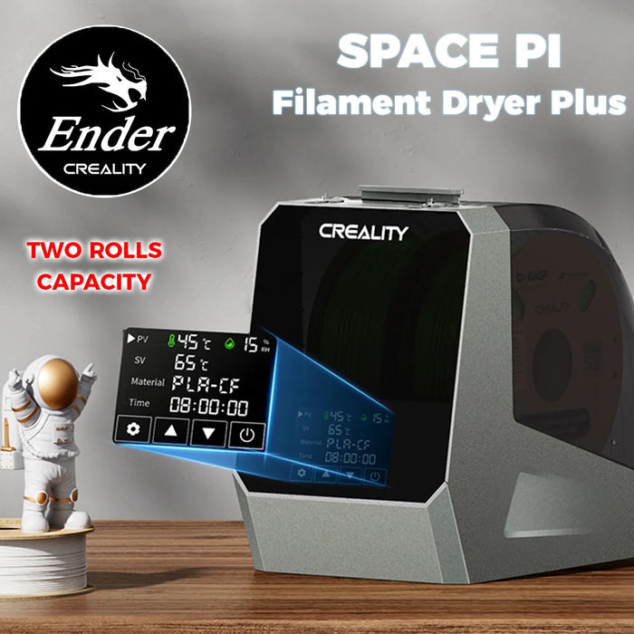 New Creality Space Pi Filament Dryer Plus Upgraded Two Rolls Capacity Double Drying Two Rollscapacity for 2KG Filament