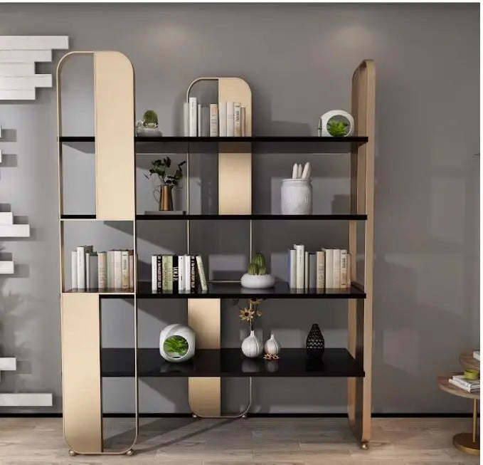 Partition shelf Exhibition shelf Office multi-storey bookshelf floor decoration shelf