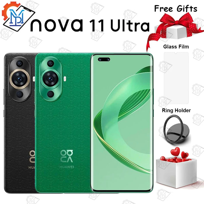 2023 Original Huawei Nova 11 Ultra 6.78" OLED Screen Kunlun Glass Snapdragon 778G HarmonyOS 3.0 100W SuperCharge Smartphone