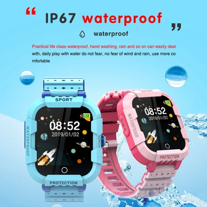 DF75 1.4 Inch 4G GPS Positioning Children Waterproof Smart Calling Watch With SOS Function