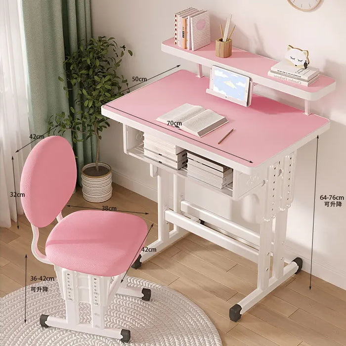 Adjustable Creativity Desk Chairs Writing Toddler Minimalist Desk Reading Nordic Mesinha Com Cadeira Infantil Home Furniture