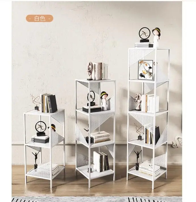 Iron art shelving living room floor decoration creative storage rack