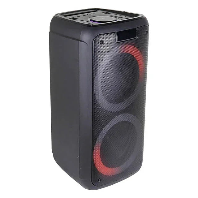 TEMEISHENG Dual 8 Inch Karaoke Portable Bluetooth party box speaker with microphone