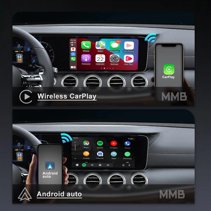 MMB World First 5 in 1 Wireless CarPlay Adapter Online YouTube Netflix Multimeida Video TV Box for OEM Wired CarPlay HDMI 4G+16G