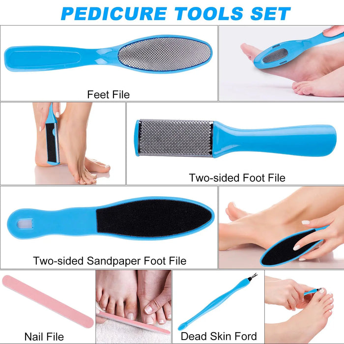 Electric Foot Rasp Electric Anti-Callus Foot Rasp with 6 Rollers and 2 Speeds - Waterproof USB Rechargeable Electric Feet Care