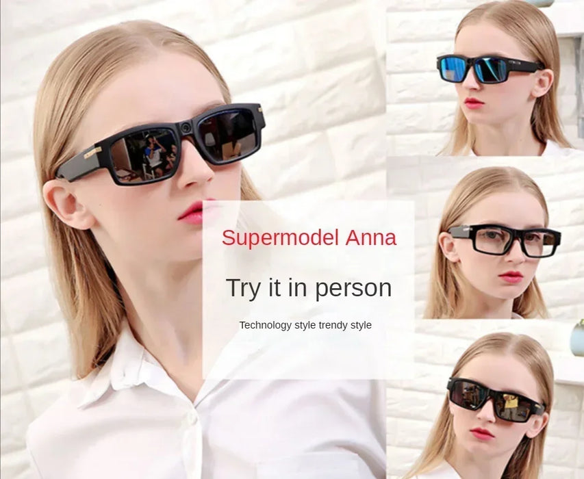 Multifunctional  Bluetooth glasses, WiFi with camera can be connected to the Internet video live polarized sunglasses