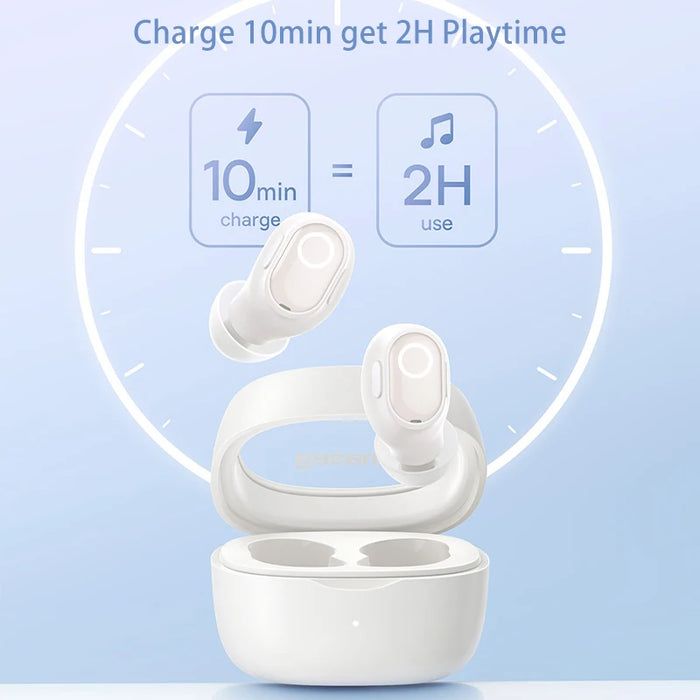 Baseus WM02 Plus Wireless Earphones TWS Bluetooth 5.3 Headphones,Comfortable Wear,50 hours Long Battery Life,LED Digital Display