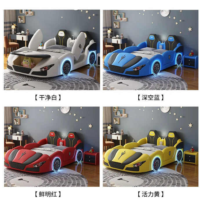 Children's furniture car bed boy sports car styling racing lathe