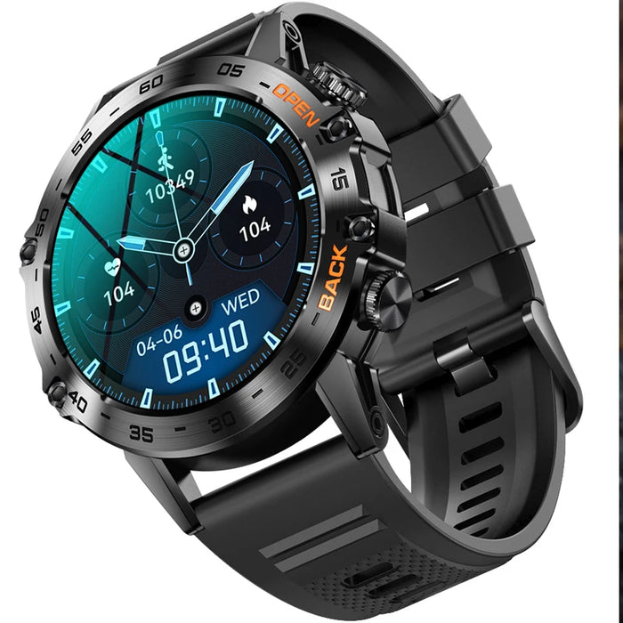 Men Smartwatch Bluetooth Phone Call for VIVO Y27 Samsung Galaxy A73 Vodafone Smart Platinum 7 Samsung Galaxy S8 Active OPPO Find