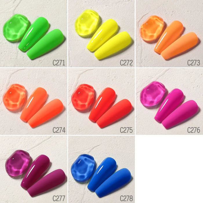 Venalisa 16ml CANNI Neon Rainbow Nail Gel Polish Pearl Bright Sequin Gel Lacquer Full Coverage Semi Permanent Gel Nail Varnish