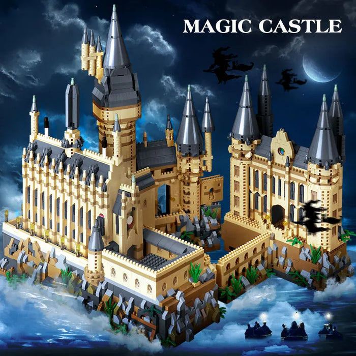 Creative Assemble Puzzle Toy for Kids Magic Castle Building Blocks Boy and Girl Birthday Holiday Gift Home Desktop Decoration