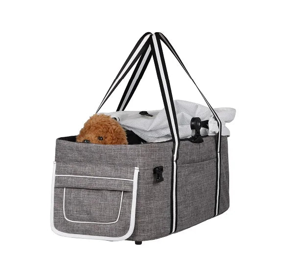 New arrival pet carrier stroller outdoor travel pet cage pet stroller foldable detachable basket dog stroller