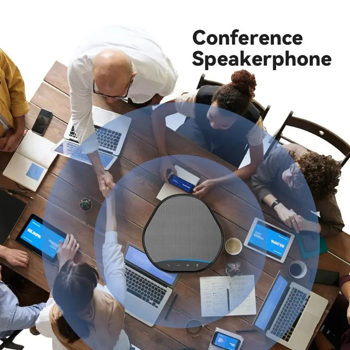 USB Conference Microphone Speaker 360° Omnidirectional Voice Pickup PC Computer Microphone Mute,Noise Reduction Home Office