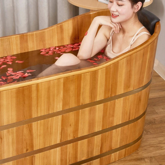 Bathtub Adults Spa Professional Pedicure Tub Adult Bathroom Tubs Children Goods Body The Elderly Ice Badewanne Wooden Bath