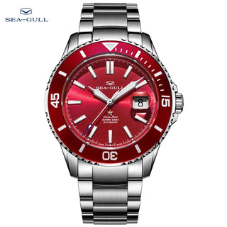 New Seagull Men's Wrist Watch Ocean Star 20Bar Diving Luminous Automatic Mechanical Men's Watch reloj hombre 6113