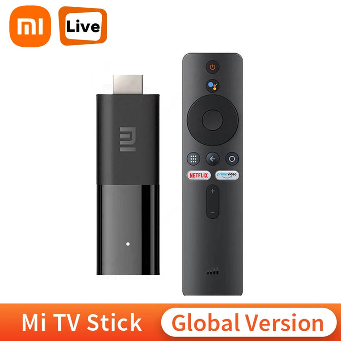 Global Version Xiaomi Mi TV Stick Android TV Quad Core 1GB RAM 8GB ROM Bluetooth Wifi Netflix Google Assistant Mi TV Stick