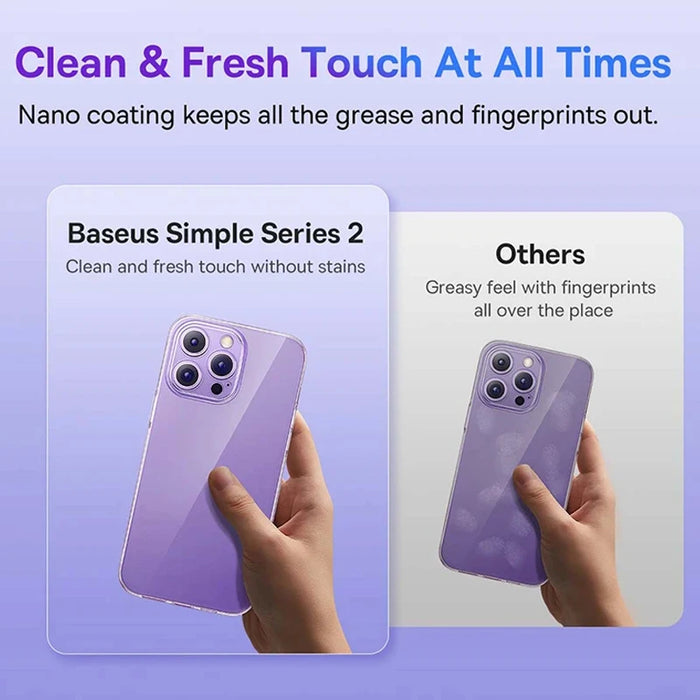 Baseus Clear Case for iPhone 15 Pro 14 13 12 11 Pro Max Plus Soft TPU Case for iPhone XS Max X XR Cover Transparent Phone Case