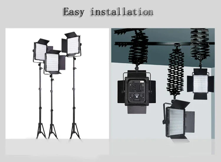 Original Nanguang CN-900SA 5600K dimmable led photo studio light kit with V-lock battery mount