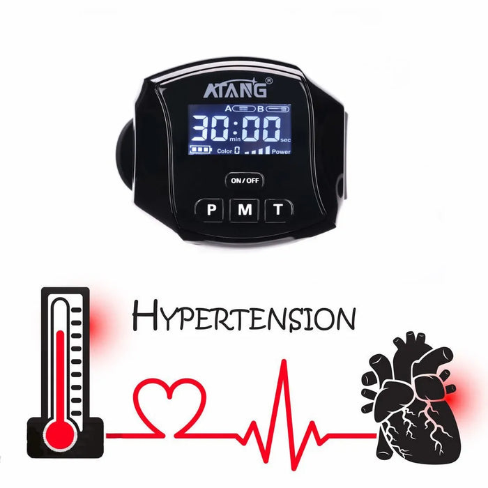 Laser therapy Treatment hyperglycemia hypertension hyperlipidemia laser therapy watch