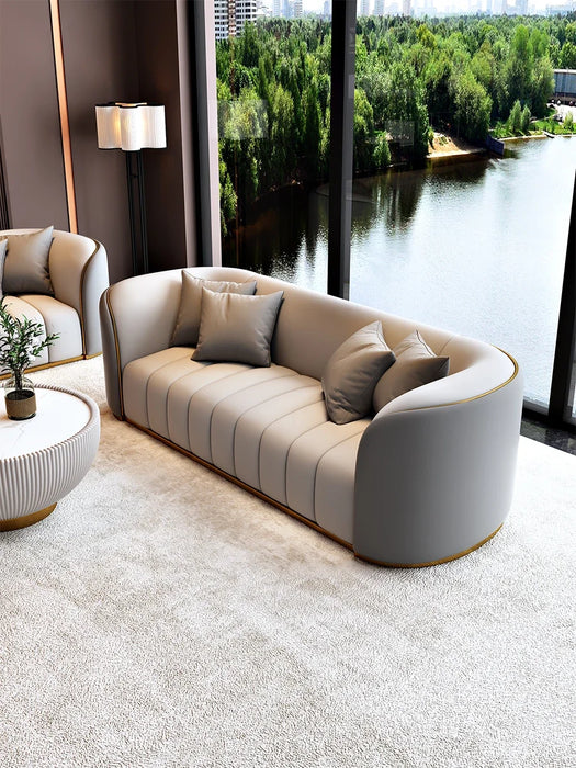 Nordic business reception sofa tea table combination Modern hotel lobby reception leisure office negotiation tables and chairs