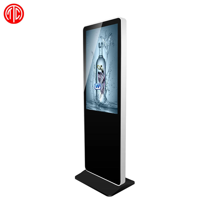 Digital Signage Floor Stand 43 Inch Multimedia Touch Screen Kiosk Lobby Directory Touch Screen Directories