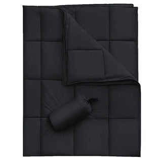 Peter Khanun Down Throw Blanket Comforter Windproof Water-Resistant Camping Blanket Packable for Sofa Traveling Lightweight Warm
