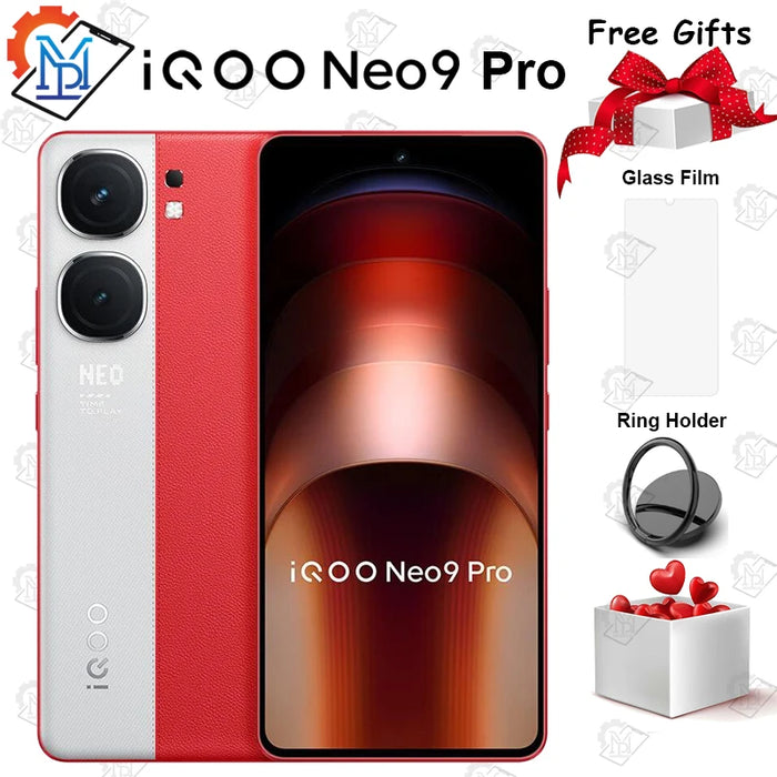 Original Vivo IQOO Neo9 Pro 5G Mobile Phone 6.78" AMOLED 144Hz Screen Dimensity 9300 Battery 5160mAh 120W Supercharge Smartphone