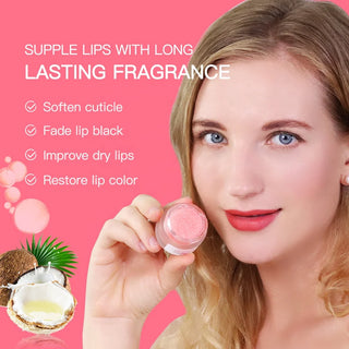 Private Label Soothing Lipscrub Lip Care Lightening Exfoliating Vegan Sugar Pink Lip Scrub