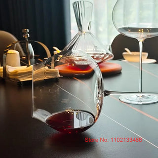 LINEA UMANA DESIGNER Cup Italian Style Super Thin Crystal Burgundy Goblet Grands Crus Dark White Wine Glass Sommelier Exclusive