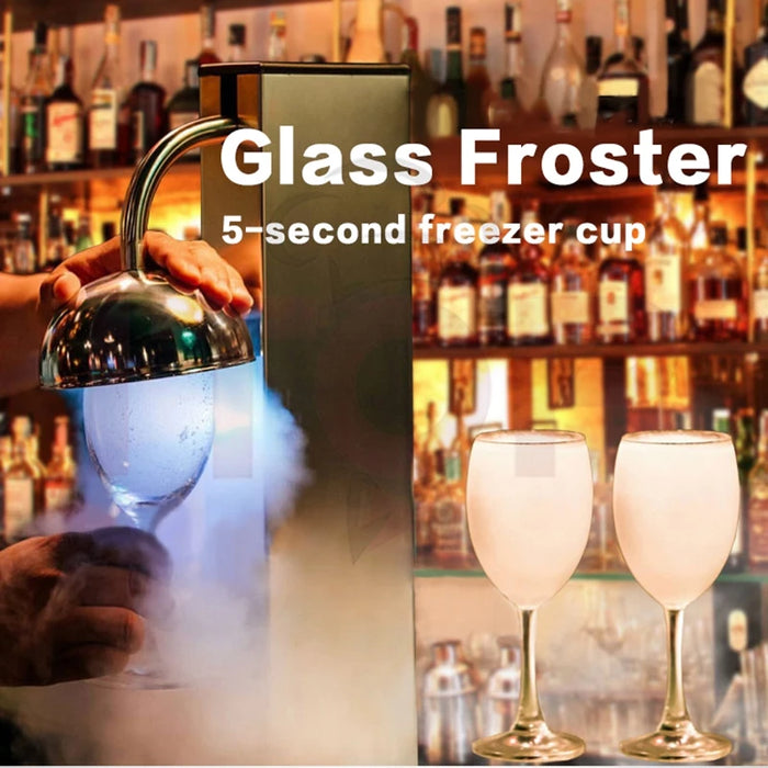 ITOP GF-2 Instant Glass Cup Froster Fast Frost Ice Cup Glass Cooler Machine Cool Glass CO2 Glass Chiller for Beer Wine Whiskey