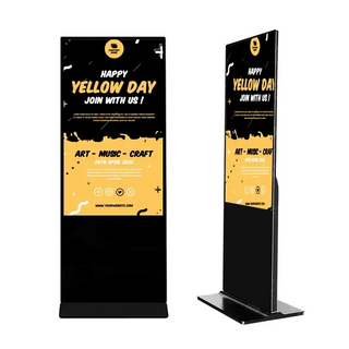 New  Floor Standing Android Advertising Touch Screen Computer Totem Touch Screen Full Hd Vertical Lcd Digital Signage Kiosk