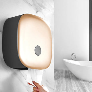 Large Capacity Square Roll Paper Tube Hotel Commercial Toilet Tissue Box Wall-mounted Household Toilet Hand Towel Storage Tools