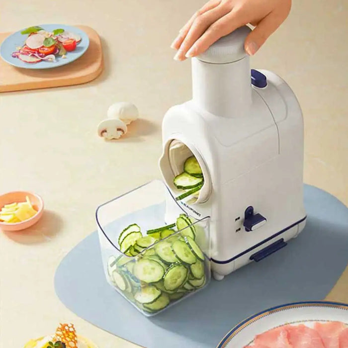 Electric Potato Slicer Vegetable Cutter Multifunctional Kitchen Household Food Shredder Cutting Machine