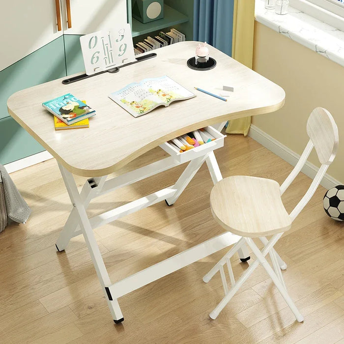 Childrens Ergonomic Desk Chairs Minimalist Drawers Painting Table Children Writing Table White Avec Chaise Home Furniture