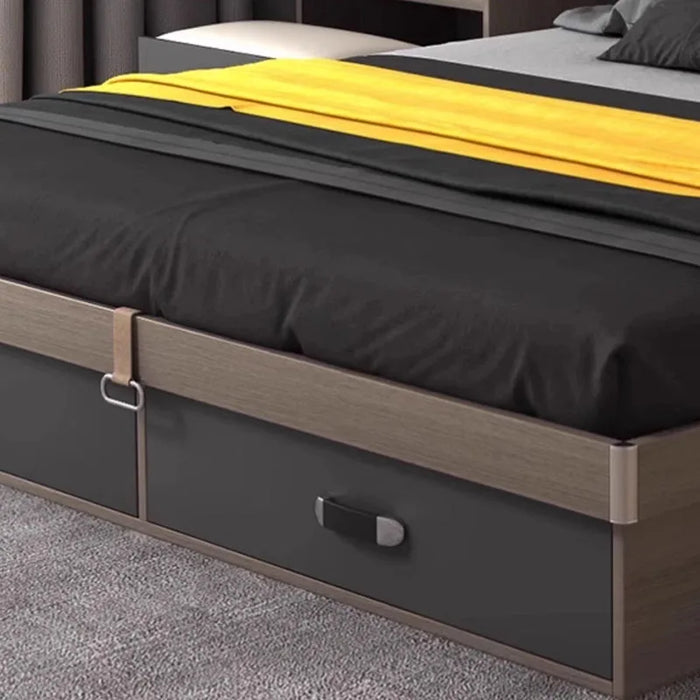 Storage Modern Double Bed Bedroom Unique Lounge Multifunctional Double Bed Queen Size Boys Camas De Dormitorio Home Furniture