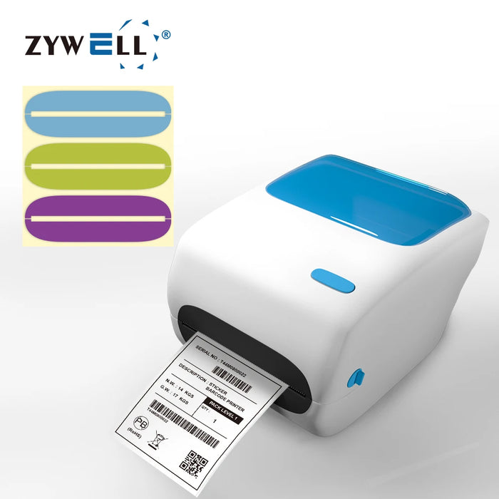 A6 thermal printer waybill address printer Zywell ZY910 cute 4inch shipping label thermal printer