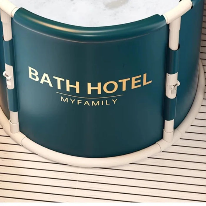 Design Bucket Foot Bath Bucket Home Spa Folding Large Water Container Comfortable Bag Cubeteras Banheira De Gelo Portable Roller